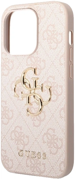 Панель Guess 4G Big Metal Logo для Apple iPhone 15 Pro Max Pink (3666339171612) - зображення 2
