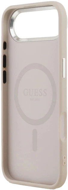 Etui Guess Triangle Logo MagSafe do Apple iPhone Air Różowe (3666339515362) - obraz 3