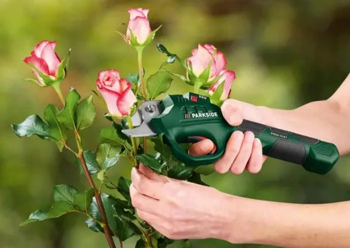 Секатор аккумуляторный Parkside PGSA 14 A1 4 V пластик/нержавеющая сталь Зеленый - изображение 8