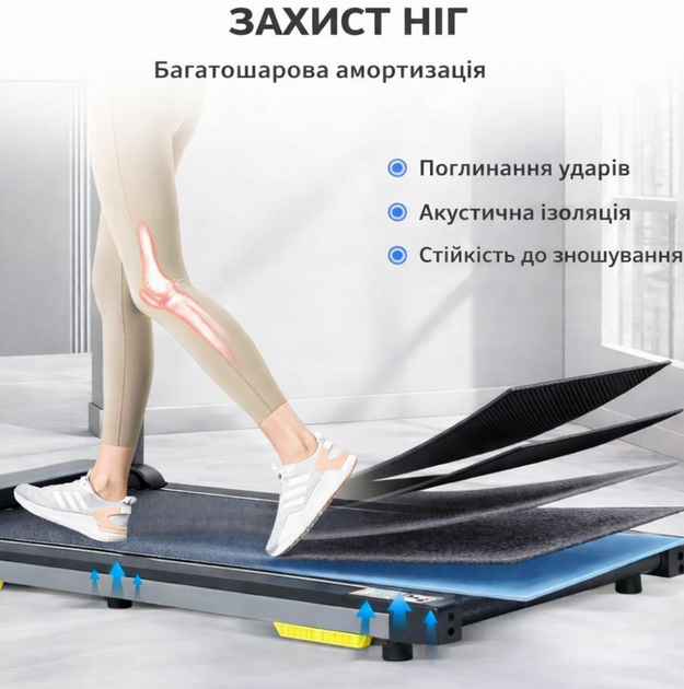 Беговая дорожка Novonova до 12 км/ч LCD-дисплей Bluetooth 15 программ до 120 кг складная черная - Фото 6 Беговая дорожка Novonova до 12 км/ч LCD-дисплей Bluetooth 15 программ до 120 кг складная черная - изображение 6