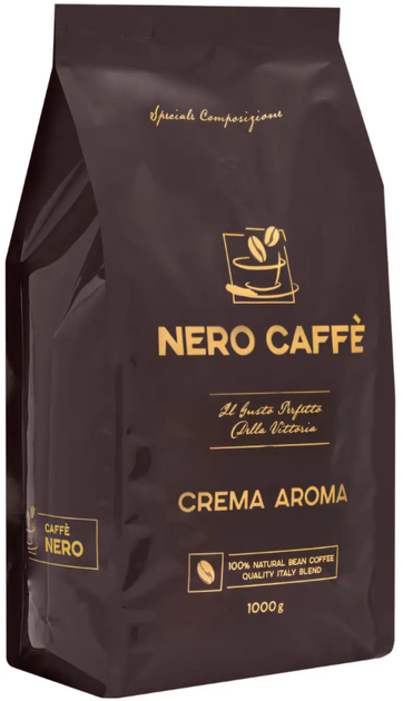 Кофе зерновой Nero Caffe Crema Aroma 1кг - Фото 1 Кофе зерновой Nero Caffe Crema Aroma 1кг - изображение 1