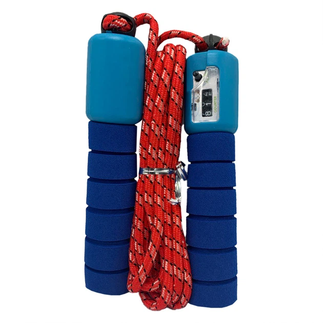 Скоростная скакалка со счетчиком MS 0345-1(Blue) длина 280 см - Фото 1 Скоростная скакалка со счетчиком MS 0345-1(Blue) длина 280 см - изображение 1
