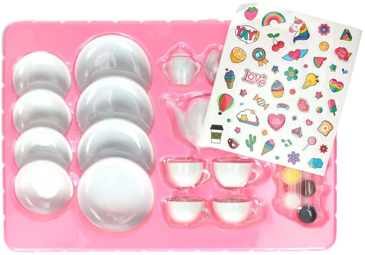 Zestaw kreatywny Speelgoed Color Day Tea Party 7220441 (8718012043541) - obraz 3