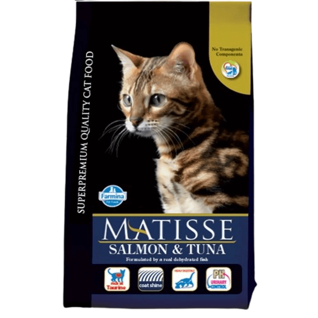 Сухий корм Farmina Matisse Adult Salmon & Tuna для дорослих котів, лосось та тунець, 10 кг (161033) - Фото 1 Сухий корм Farmina Matisse Adult Salmon & Tuna для дорослих котів, лосось та тунець, 10 кг (161033) - изображение 1