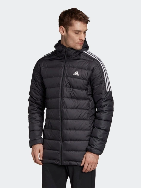 Чоловіча куртка Essentials Down Parka чорний S - Фото 2 Чоловіча куртка Essentials Down Parka чорний S - зображення 2