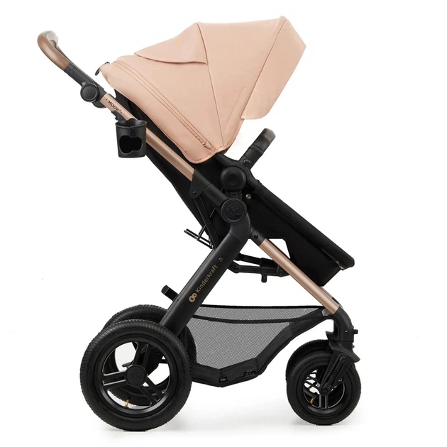 Коляска Kinderkraft 3 в 1 Moov 2 Air Sand Beige (KSMOOV02BEG0000) (5902533925773) - Фото 4 Коляска Kinderkraft 3 в 1 Moov 2 Air Sand Beige (KSMOOV02BEG0000) (5902533925773) - изображение 4