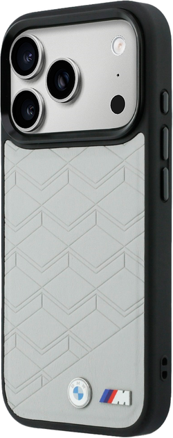 Etui BMW M Shape Logo MagSafe do Apple iPhone 17 Pro Max Grey (3666339481353) - obraz 2