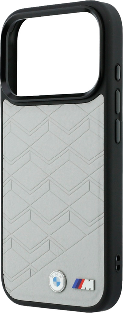 Etui BMW M Shape Logo MagSafe do Apple iPhone 17 Pro Max Grey (3666339481353) - obraz 6