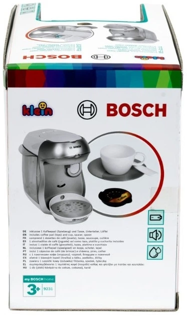 Zestaw do zabawy Klein Ekspres do kawy Bosch Tassimo Srebrny (4009847092311) - obraz 7