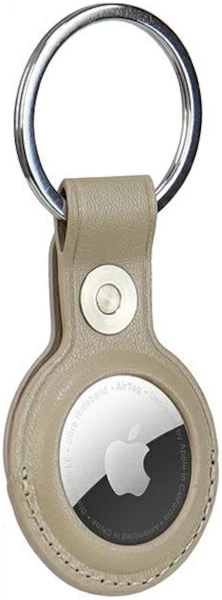 Чохол-брелок Audi для Apple AirTag Beige (6955250228015) - зображення 3