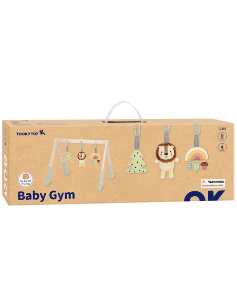 Розвивальна стійка Tooky Toy Baby Gym 3 плюшеві підвіски (6972633378013) - зображення 4