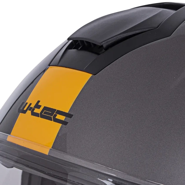 Шолом мотоциклетний W-TEC V586 Urbaztec розмір XS 53-54 см, жовто-сірий - зображення 7