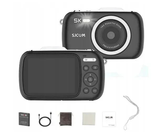 Цифрова камера — фотоапарат SJCAM ZV100 (чорна) - зображення 4