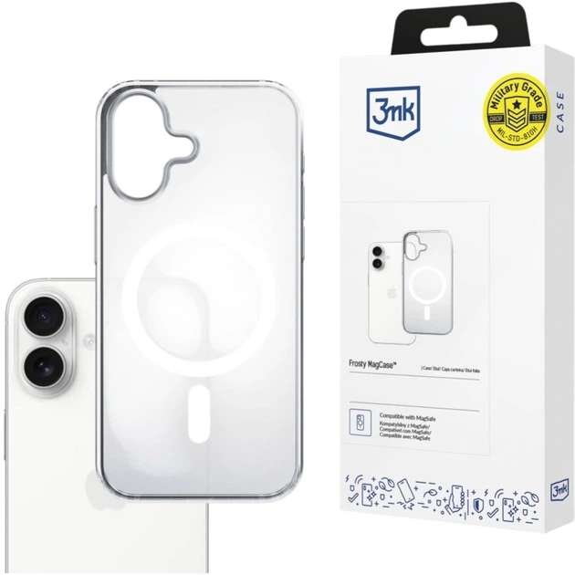 Чохол 3MK Frosty MagCase для Apple iPhone 17 White (5903108664479) - зображення 2