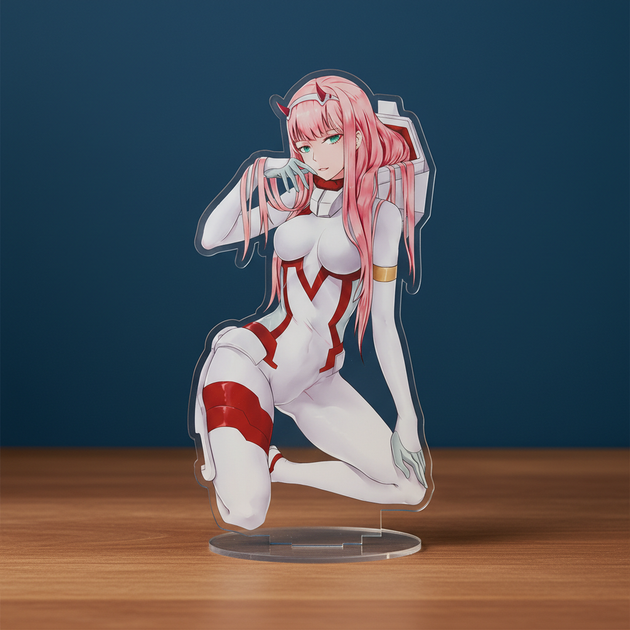 Акриловая фигурка 02 Zero Two Милый во Франксе Darling in the Franxx 150 x 50 мм - изображение 2