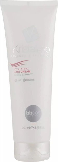 Крем BBcos Kristal Evo Creme Hydrating для увлажнения и смягчения волос, 250 мл - Фото 1 Крем BBcos Kristal Evo Creme Hydrating для увлажнения и смягчения волос, 250 мл - изображение 1