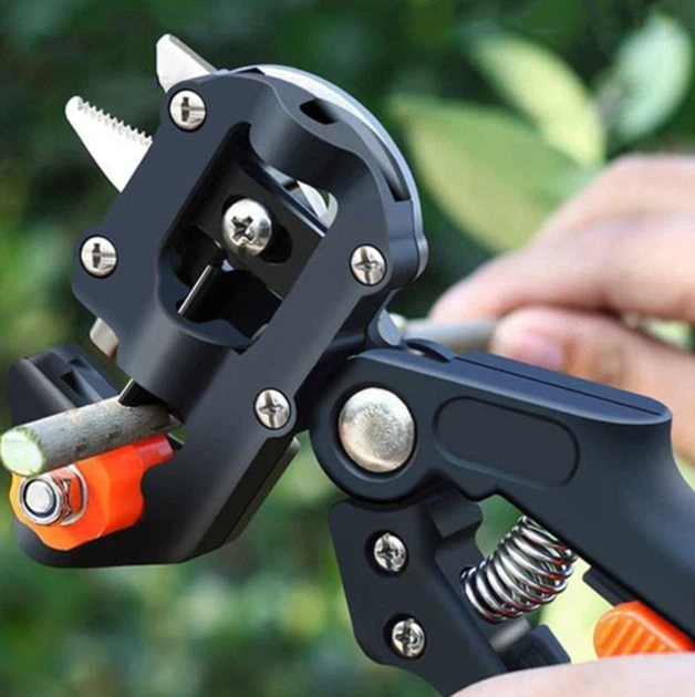 Профессиональный прививной секатор для обрезки и прививки деревьев Professional Grafting Tool ножницы садовые + лента в подарок - изображение 3