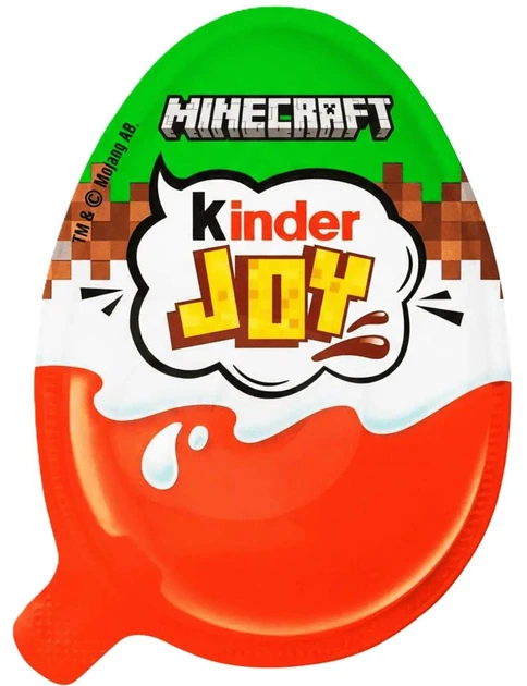 Шоколадное яйцо Kinder Joy Minecraft (Майнкрафт) с игрушкой-сюрпризом 20 г - изображение 2