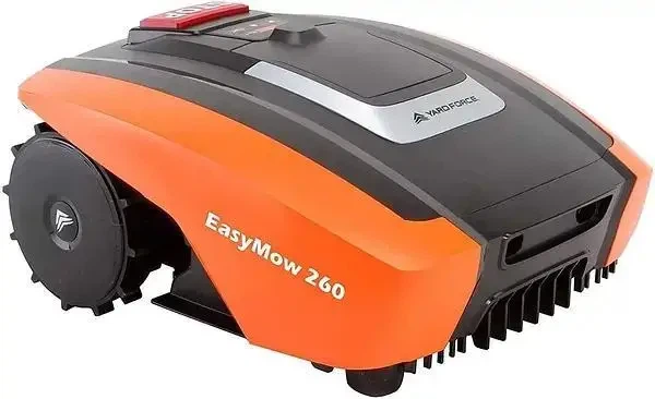 Робот-газонокосилка Yard Force EasyMow 260B с регулировкой высоты стрижки — аккумуляторная косилка с мульчированием травы для площади до 260 м² - изображение 2