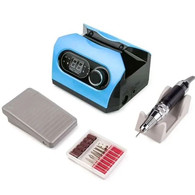 Фрезер Nail Drill Set Drill Pro ZS-717 синій, 65 Вт - зображення 5