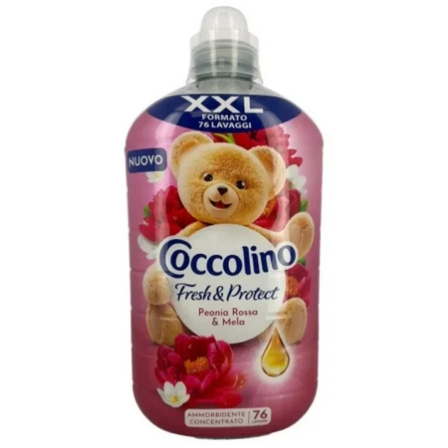 Концентрований пом'якшувач для білизни Coccolino Червона півонія та яблуко Peonia Rossa&Mela 1.750 л - Фото 1 Концентрований пом'якшувач для білизни Coccolino Червона півонія та яблуко Peonia Rossa&Mela 1.750 л - изображение 1