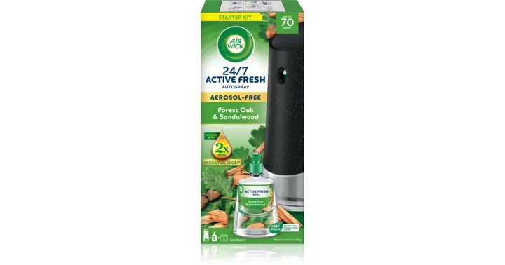Автоматичний освіжувач повітря Air Wick Active Fresh Refill Forest Oak & Sandalwood - Фото 1 Автоматичний освіжувач повітря Air Wick Active Fresh Refill Forest Oak & Sandalwood - изображение 1