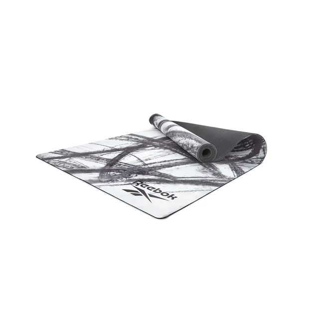 Килимок для йоги Reebok Natural Rubber Yoga Mat 32 мм, біло-сірий - Фото 3 Килимок для йоги Reebok Natural Rubber Yoga Mat 32 мм, біло-сірий - изображение 3
