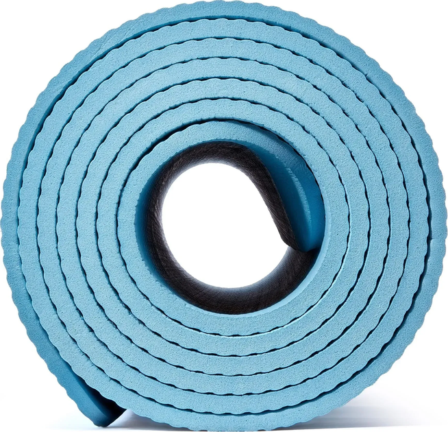 Килимок для йоги Adidas Premium Yoga Mat 5 мм, блакитний - Фото 3 Килимок для йоги Adidas Premium Yoga Mat 5 мм, блакитний - изображение 3