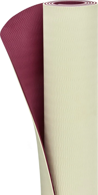 Килимок для йоги Adidas Double Sided Yoga Mat 6 мм, біло-рожевий - изображение 2