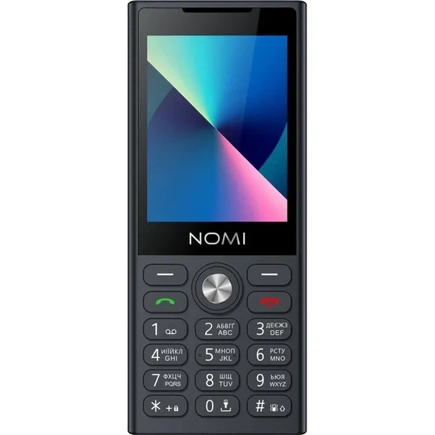 Телефон Nomi i2841 Black (чорний) - зображення 2
