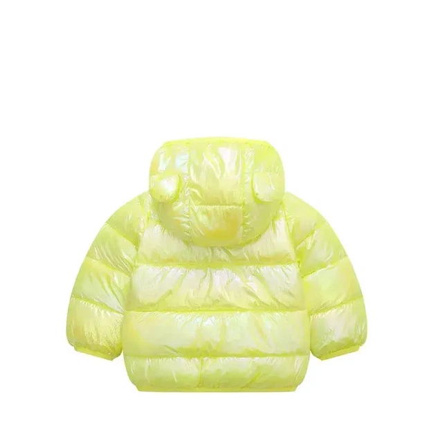 Куртка хамелеон демисезонная для девочки размер 98 желтая - изображение 2