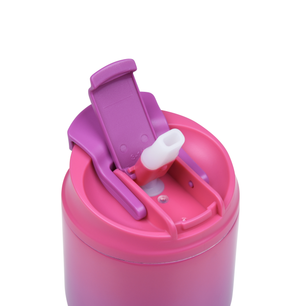 Термочашка для кофе с крышкой нержавеющая сталь 360 мл 63mugs Drive Raspberry Pomegranate - изображение 4