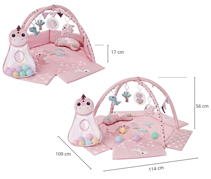 Сенсорний килимок TinyMini розвивальний Dino Pink CC9881 (5907090700962) - зображення 13