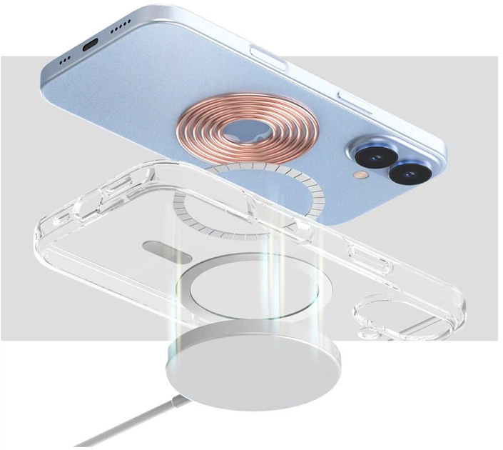 Etui plecki Araree Duple M MagSafe do Apple iPhone 17 Air Transparent (AR20-02358A) - obraz 3