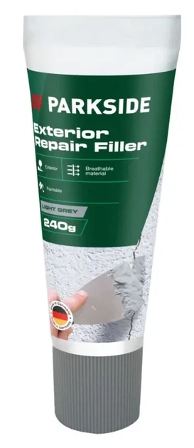 Шпаклевка для внешнего ремонта Parkside repair Filler 240г серая - Фото 1 Шпаклевка для внешнего ремонта Parkside repair Filler 240г серая - изображение 1