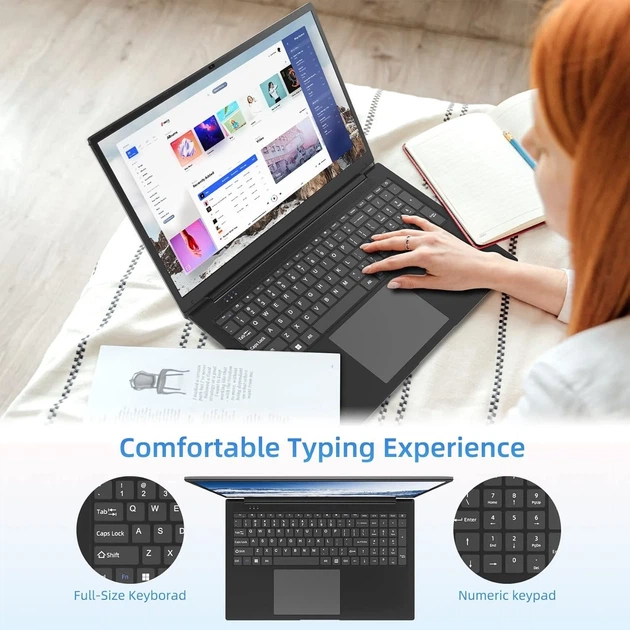 Ноутбук 17.3" SGIN M17 Intel Celeron J4105 RAM 4GB SSD 128GB Windows 11 (UKR) - изображение 7