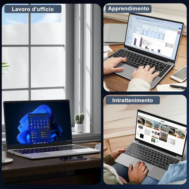 Ноутбук 14" Bvate B5 Intel Celeron N4020 RAM 6GB SSD 256GB Win11 (UKR) - изображение 8