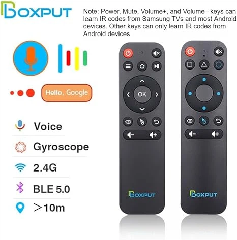 Пульт Air Mouse BOXPUT BPR1S Plus с голосовым управлением для Android TV Box - Фото 5 Пульт Air Mouse BOXPUT BPR1S Plus с голосовым управлением для Android TV Box - изображение 5