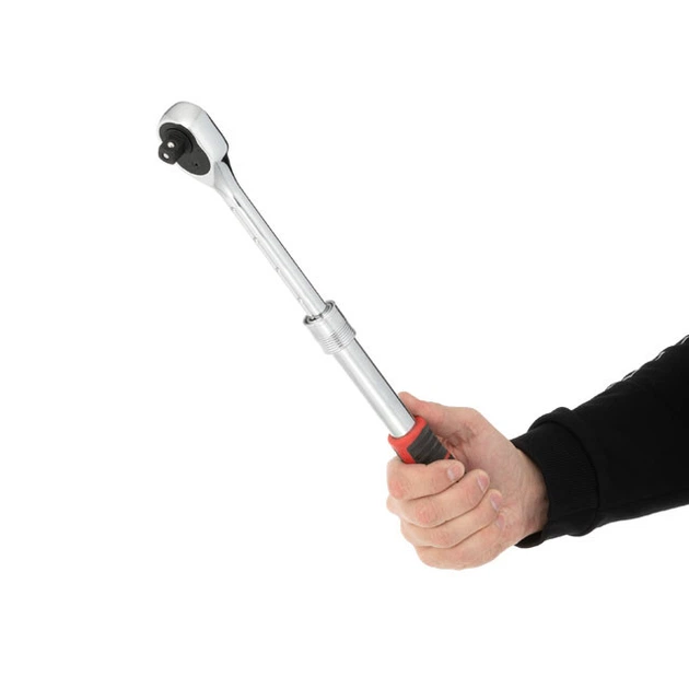 Рукоятка с храповым механизмом телескопическая, 72 зуба 1/2", Cr-V STORM INTERTOOL ET-8006 - Фото 6 Рукоятка с храповым механизмом телескопическая, 72 зуба 1/2", Cr-V STORM INTERTOOL ET-8006 - изображение 6
