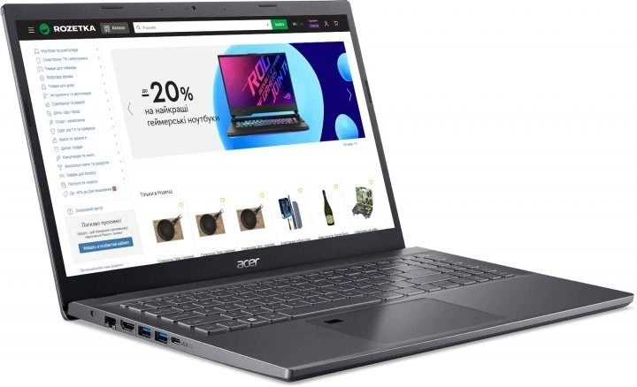 Ноутбук ACER Aspire 5 A515-47-R6EL,AMD Ryzen 7 5825U,8/512GB,15.6" - зображення 2