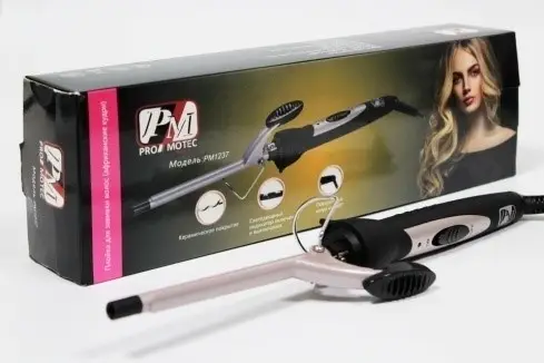 Плойка для волос афрокудри Promotec PM-1237 - Фото 3 Плойка для волос афрокудри Promotec PM-1237 - изображение 3