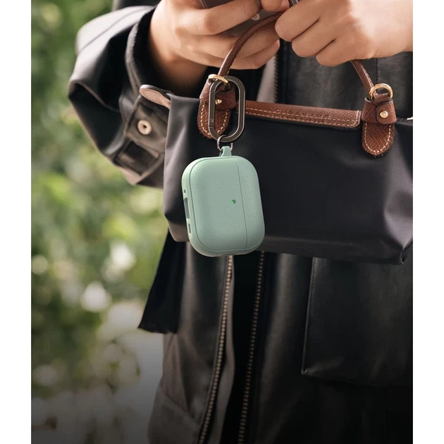 Чохол для навушників Ringke Onyx Magnetic для AirPods Pro 3 Mint with MagSafe (8800328818590) - Фото 6 Чохол для навушників Ringke Onyx Magnetic для AirPods Pro 3 Mint with MagSafe (8800328818590) - зображення 6