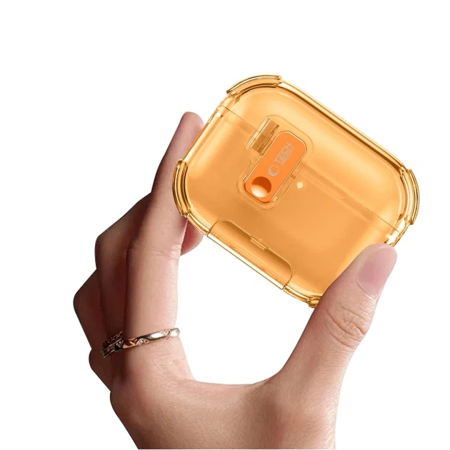 Чохол для навушників Tech-Protect Bounce Pro для AirPods Pro 3 Clear (5906302392681) - зображення 7