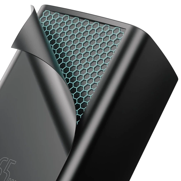Мережевий зарядний пристрій Baseus GaN2 Lite QC 65W USB-C | USB-A Black (CCGAN2L-B01) - зображення 7