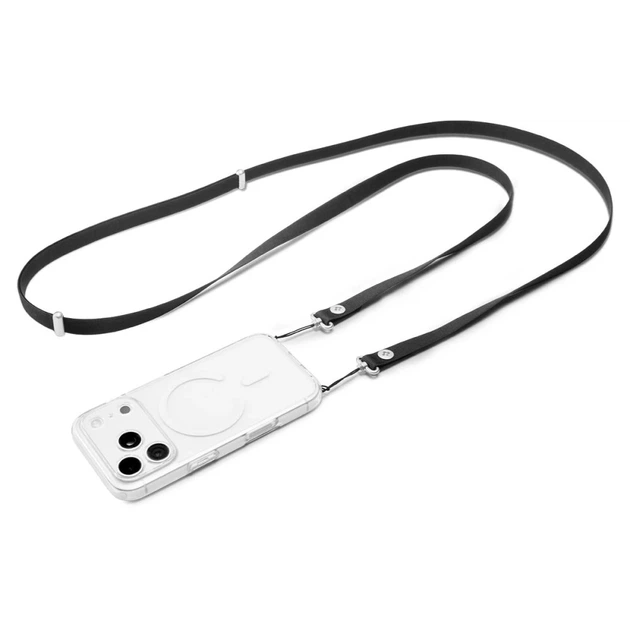 Ремінець Spigen DA30L Lanyard Strap Crossbody Black (AFA10614) - Фото 2 Ремінець Spigen DA30L Lanyard Strap Crossbody Black (AFA10614) - зображення 2