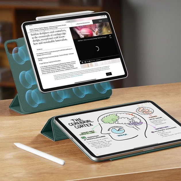 Чохол ESR Rebound Magnetic для iPad Pro 12.9 (2022-2020) / Air 13 7 | 6 (2025-2024) Forest Green (4894240251331) - зображення 2