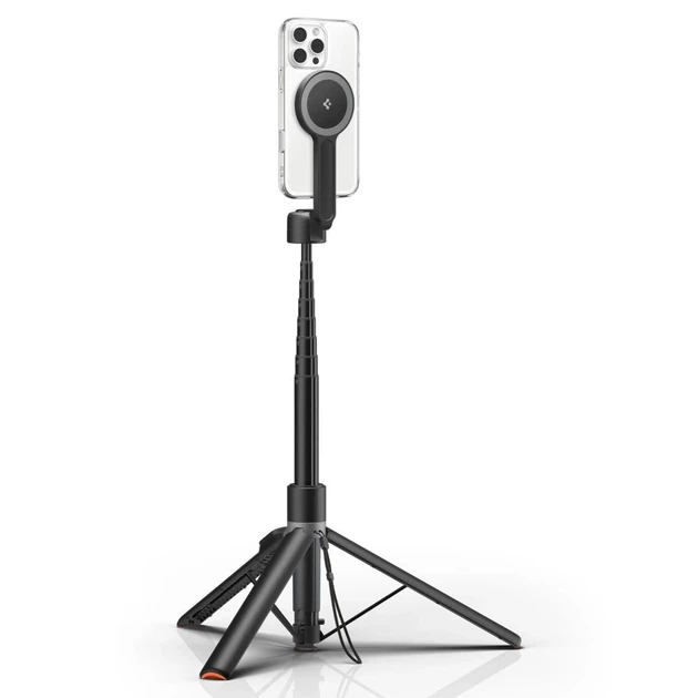 Универсальный штатив Spigen S581W Bluetooth Selfie Stick Tripod Black with MagSafe (AMP09534) - изображение 4