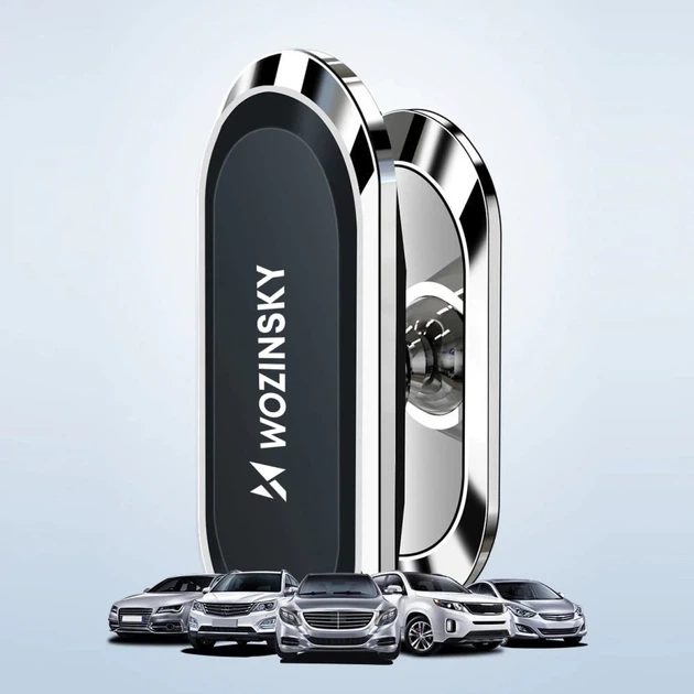 Автодержатель Wozinsky Adhesive Magnetic 360 Car Dashboard Silver (WMH-06) - Фото 13 Автодержатель Wozinsky Adhesive Magnetic 360 Car Dashboard Silver (WMH-06) - изображение 13