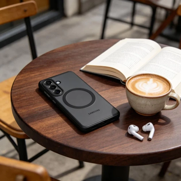 Чехол Tech-Protect MagPeak для Samsung Galaxy S26 Matte Black with MagSafe (5906302390571) - изображение 4