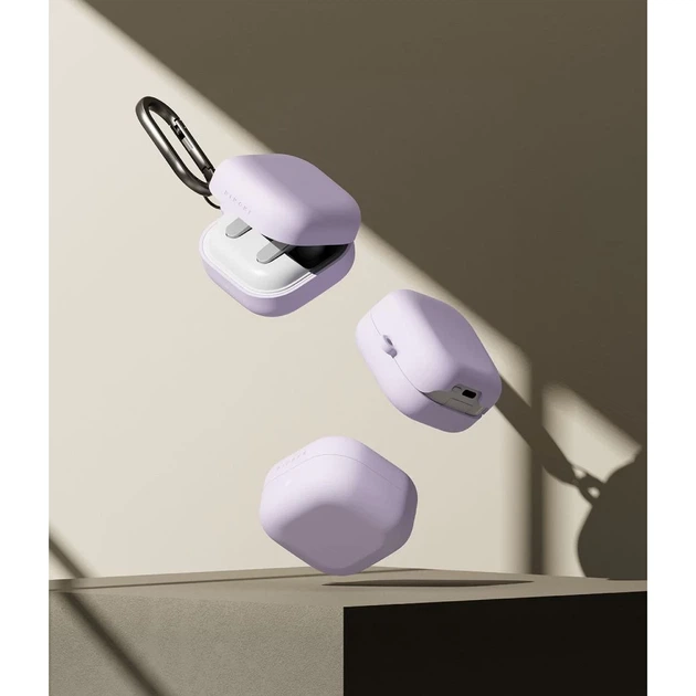 Чохол для навушників Ringke Silicone для Samsung Galaxy Buds 4 / 4 Pro Light Purple (8800328816794) - зображення 4